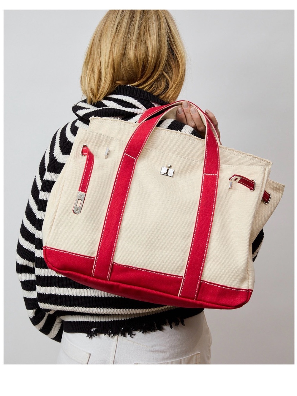Viral Sunwin Madaket Large Classic Tote Bag Large Nantucket Red TikTok